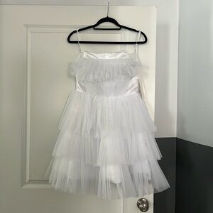 Tulle Off Shoulder Dress